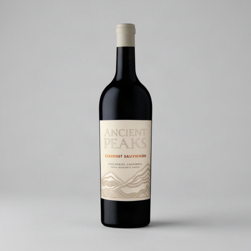 Ancient Peaks Pearl Cabernet Sauvignon 2019 red wine bottle from Paso Robles, California