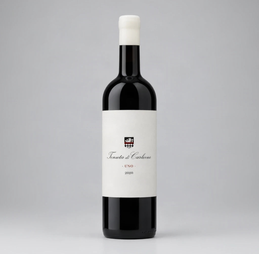 Tenuta di Carleone UNO 2020 red wine bottle
