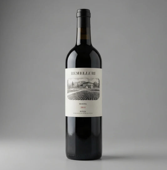 Remelluri Rioja Reserva 2018 red wine bottle from Rioja Alavesa, Spain